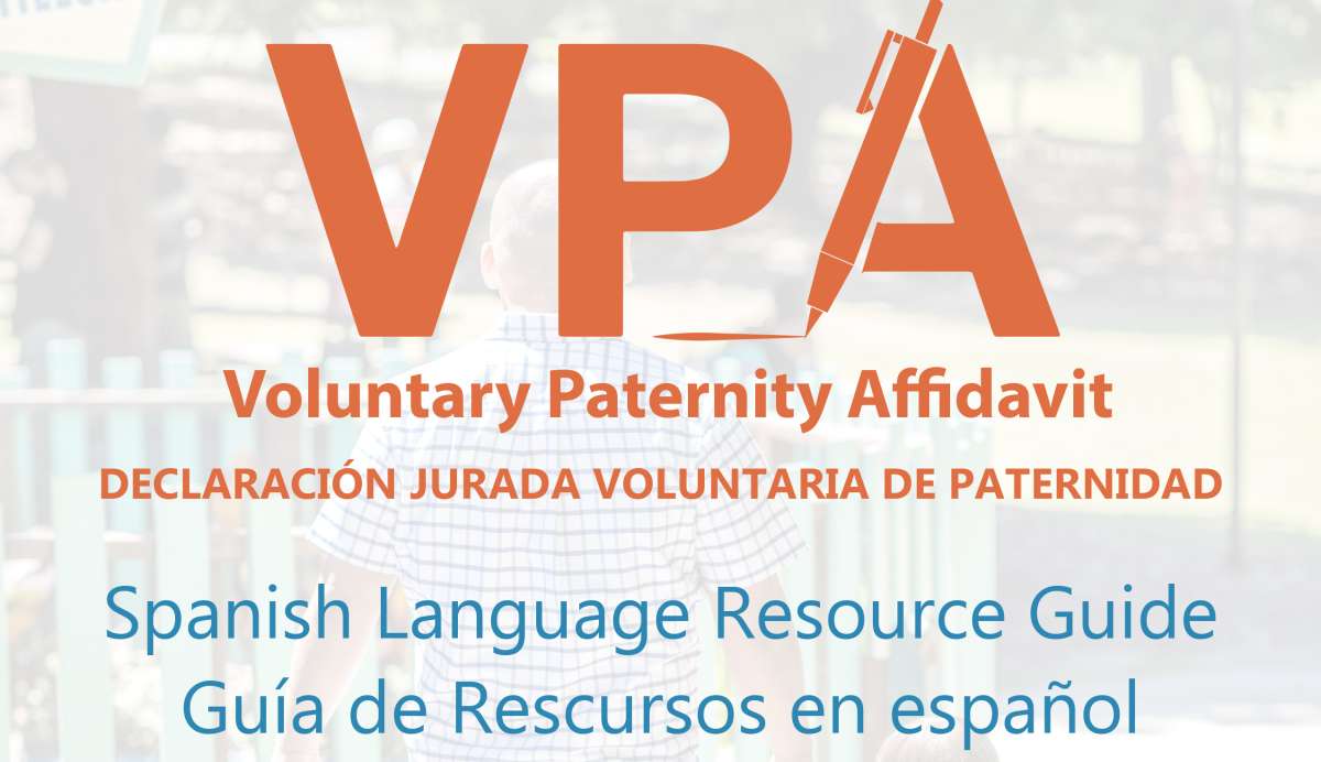 The top of the front page of the VPA Resource Guide for Spanish language readers